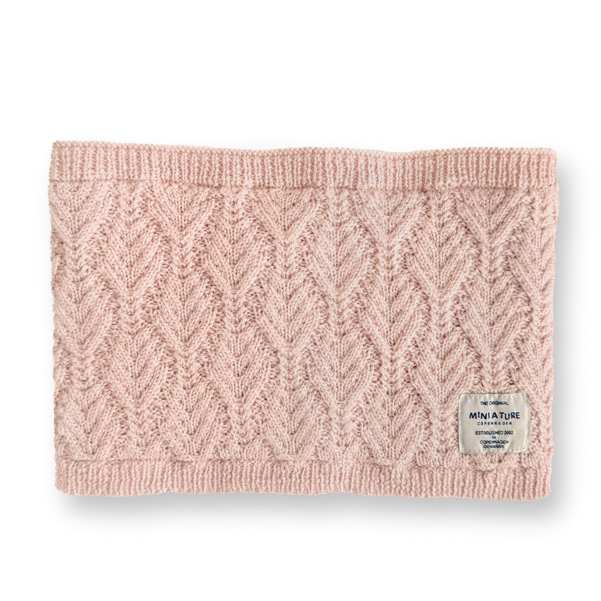 MINI A TURE MATGOI fleece-lined neckwarmer - Adobe rose