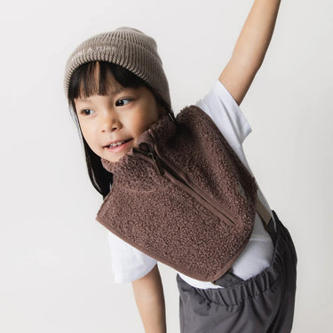 Translation missing: en.MINI A TURE MATAKTON teddy fleece zip neckwarmer lifestyle