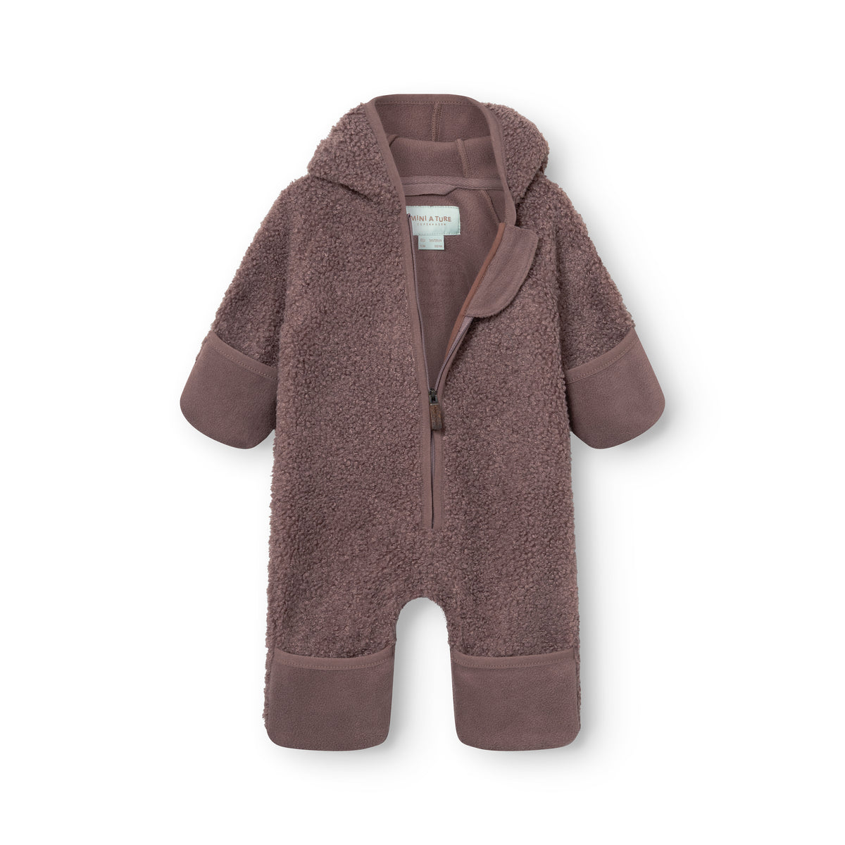 MINI A TURE MATADEL teddy fleece jumpsuit