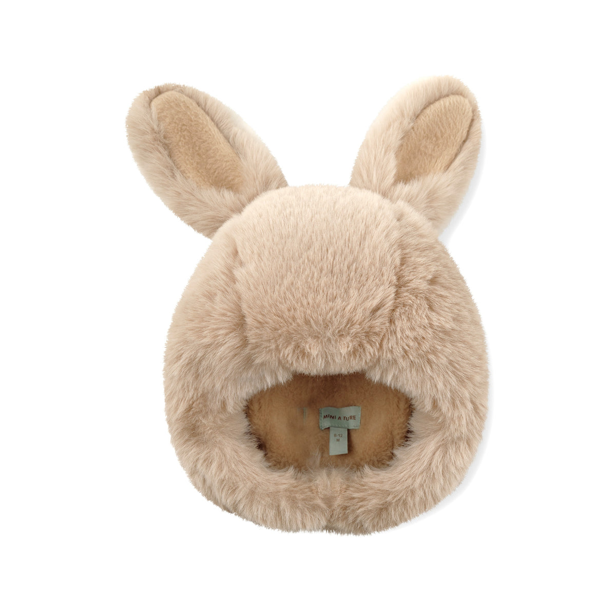 MINI A TURE MATLIEN rabbit fleece-lined winter hood