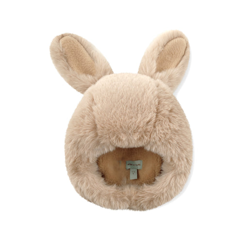 MINI A TURE MATLIEN rabbit fleece-lined winter hood
