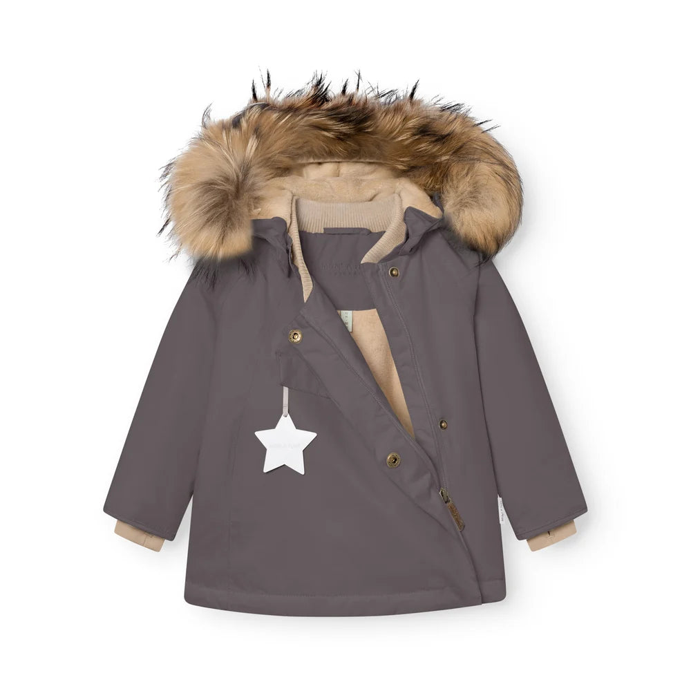 MATWANG fleece lined winter jacket fur. GRS
