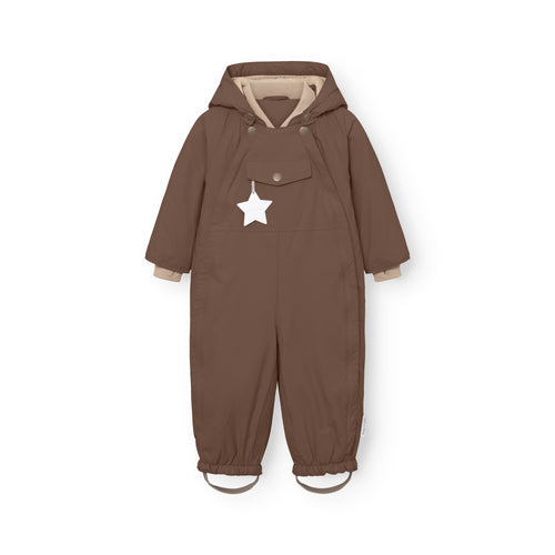 MINI A TURE MATWISTI fleece-lined snowsuit