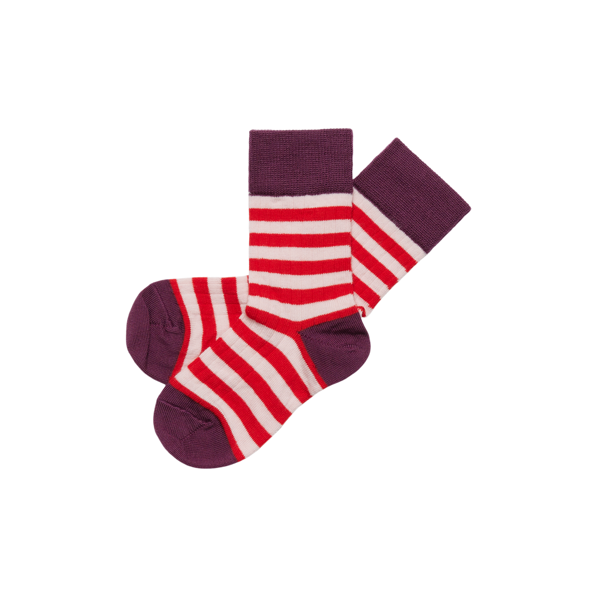 Lot de 2 chaussettes classiques rayées FUB