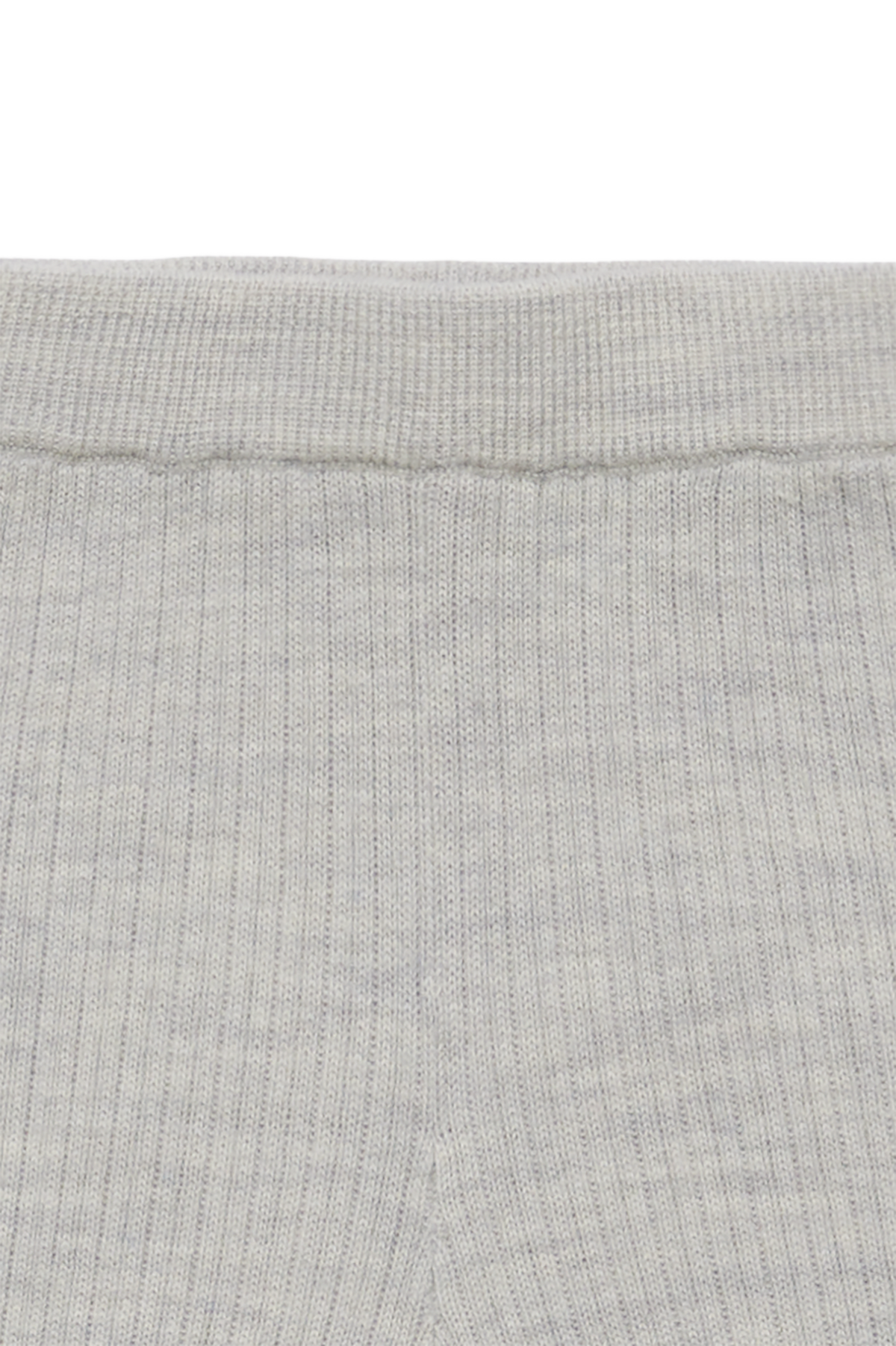 FUB Rib Pants in light grey melange