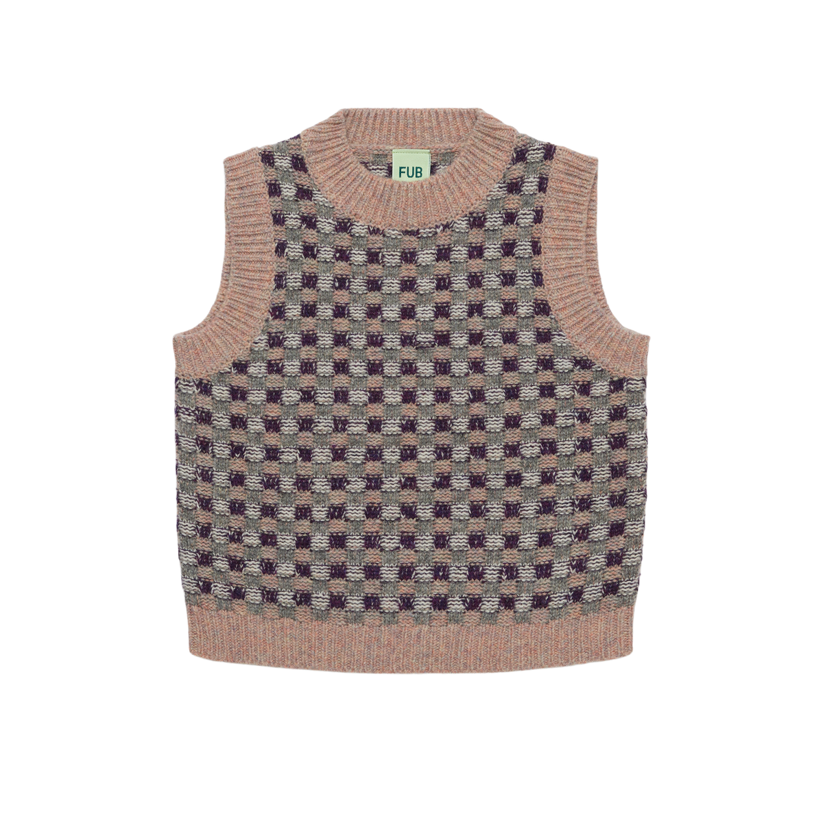 FUB Lambswool Vest in Tivoli