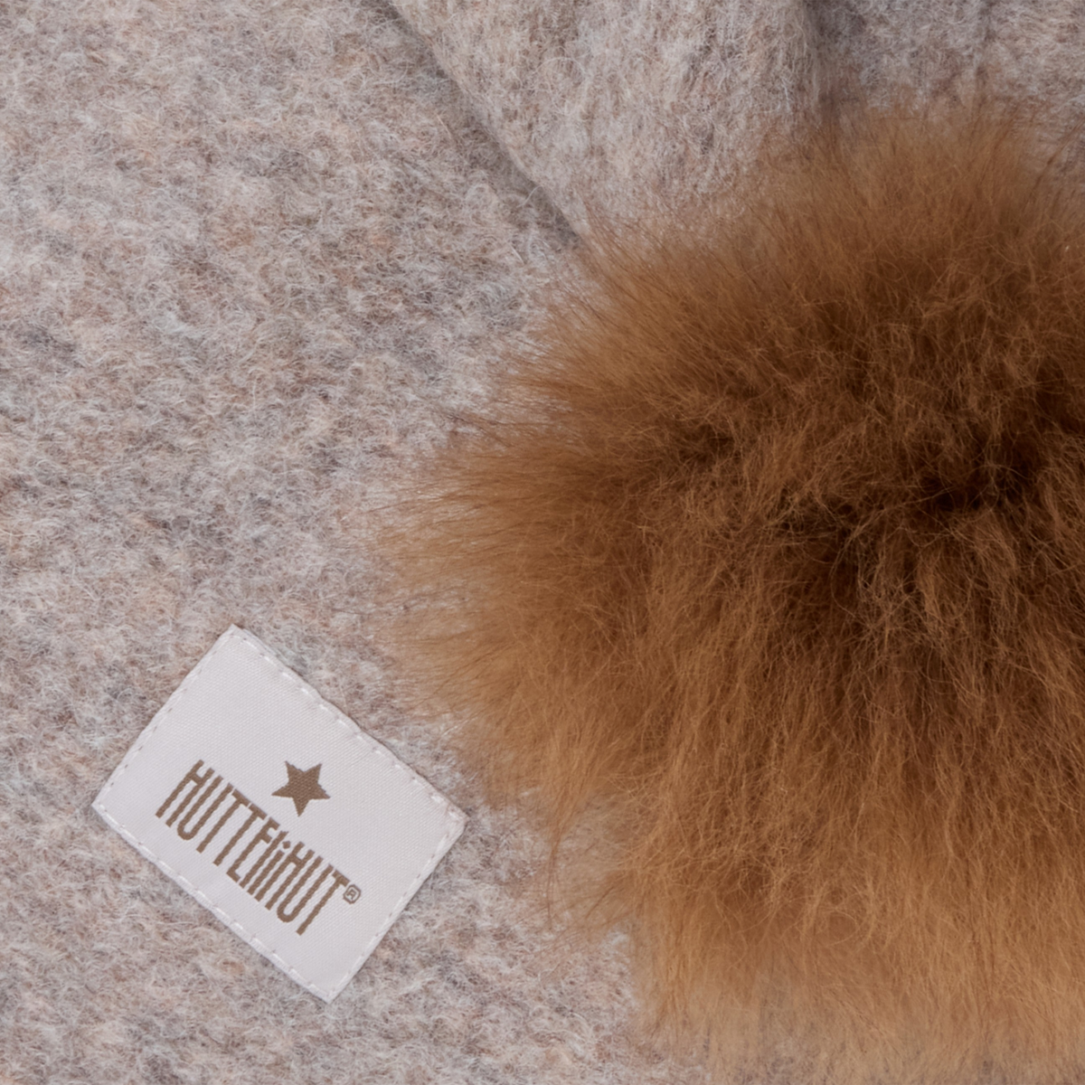 Huttelihut Balaclava Wool Alpaca Pompoms