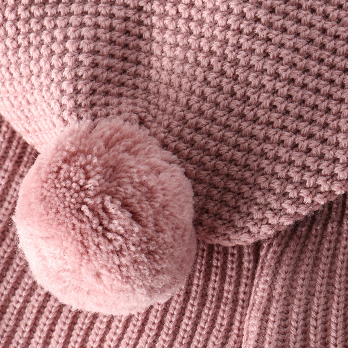 Cagoule coupe-vent Huttelihut à pompons