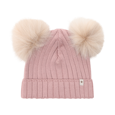 Translation missing: en.Huttelihut Knit Wool Hat with Alpaca Pompoms