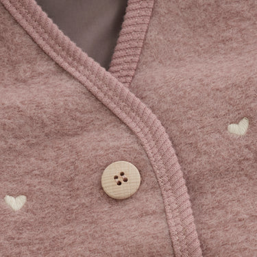Translation missing: en.Huttelihut Embroidered Wool Vest in Deauville Mauve
