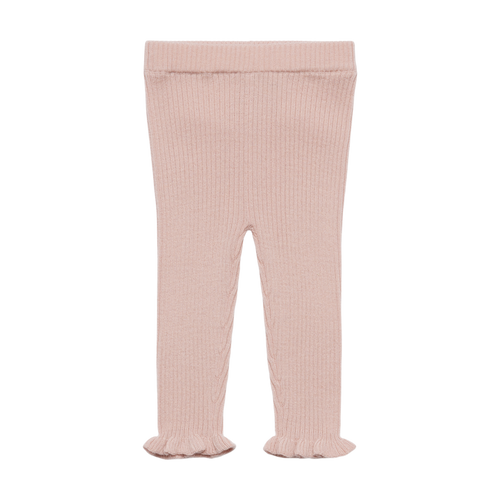 FUB Baby Ruffle Leggings in pale rose
