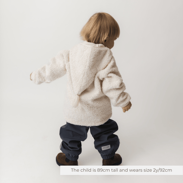 Translation missing: en.MINI A TURE MATLIFF teddyfleece jacket GRS - Angora Cream lifestyle back