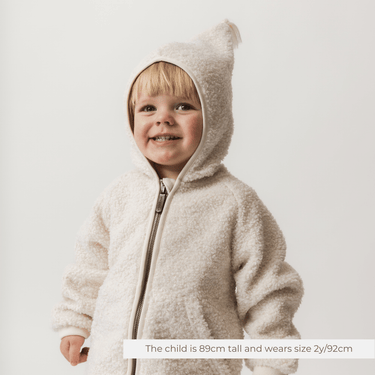 Translation missing: en.MINI A TURE MATLIFF teddyfleece jacket GRS - Angora Cream lifestyle
