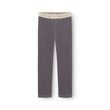 Translation missing: en.MINI A TURE MATLEEMA light fleece tights Rabbit plum (9720)